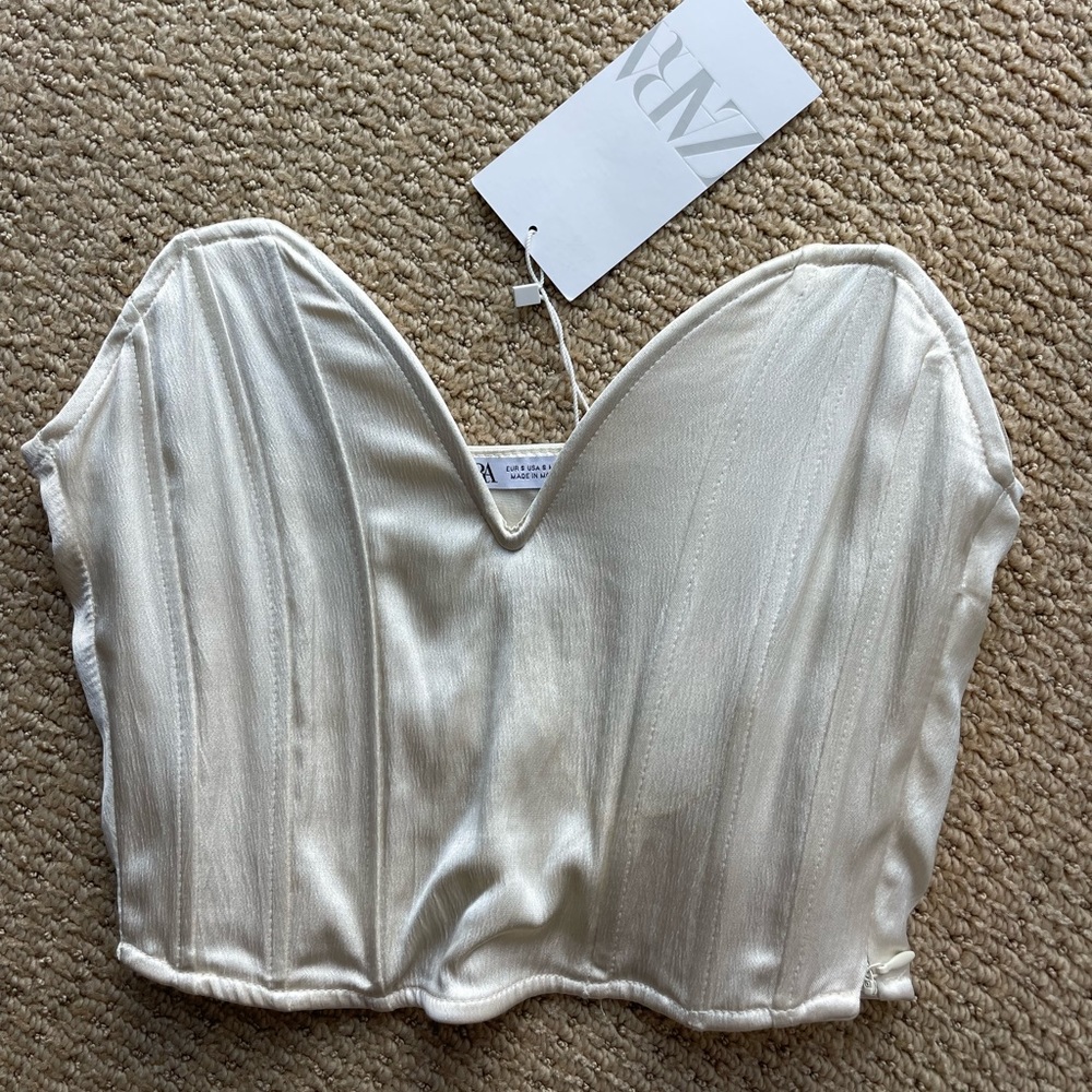 Zara corset top